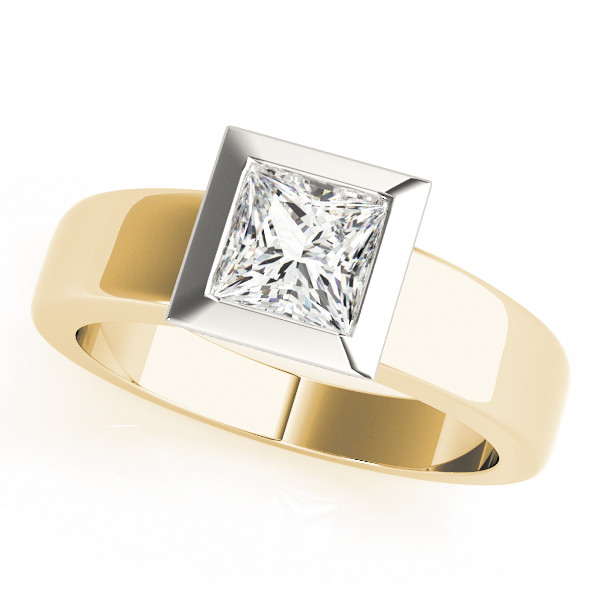 Zavi Natural Bezel  Diamond Ring