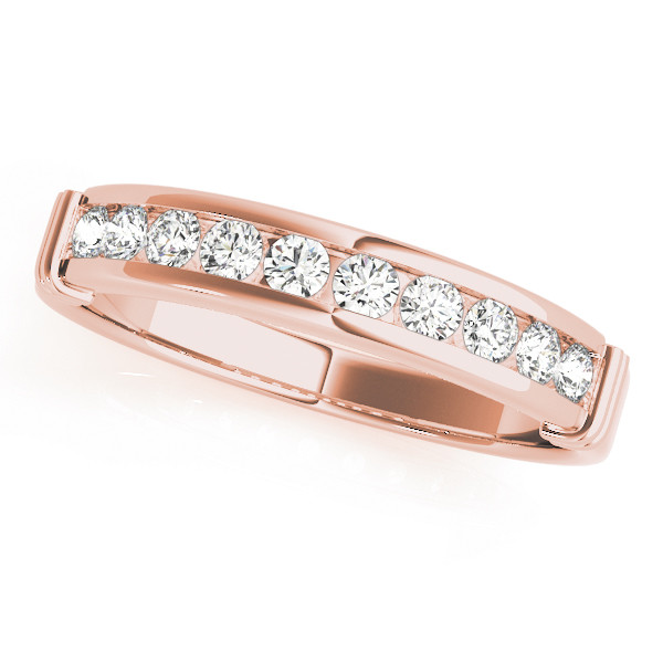 Leilana Natural Channel-Set  Diamond Ring