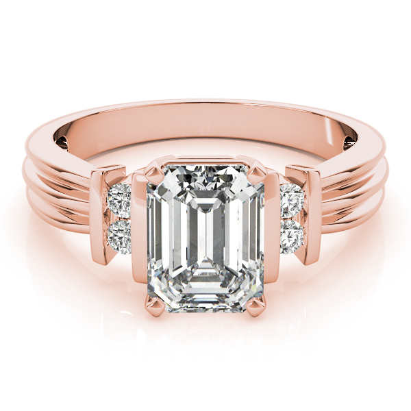 Jireah Lab-Created 4 Prong  Diamond Ring