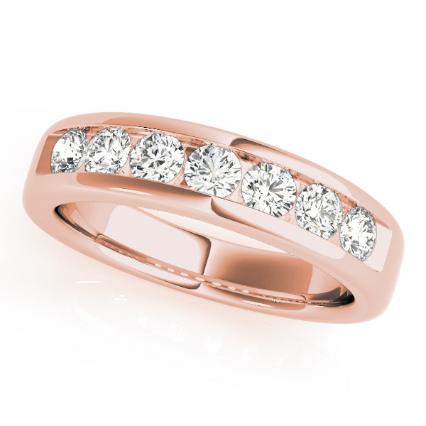 Eevie Natural Channel-Set  Diamond Ring