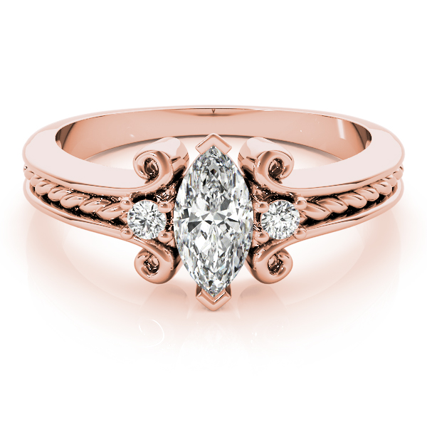 Lab-Created 2 Prong Diamond Ring