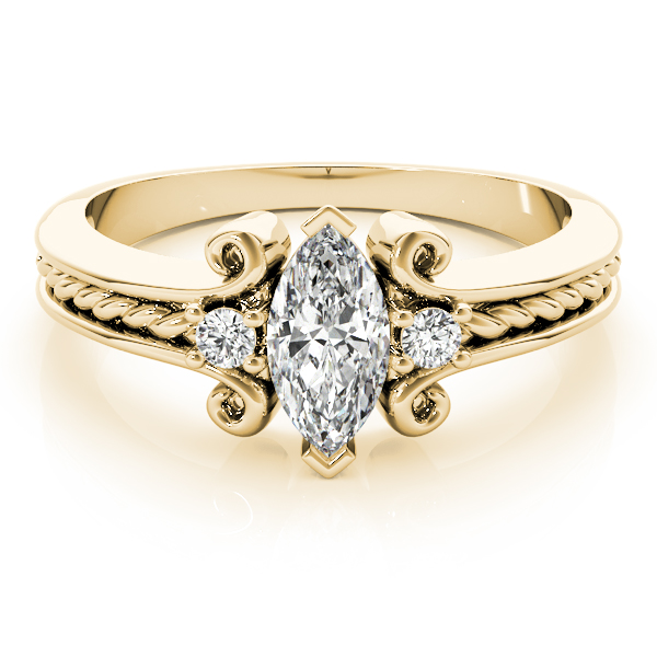 Lab-Created 2 Prong Diamond Ring