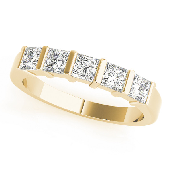 Viviane Natural Bar-Set  Diamond Ring