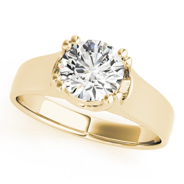 Deja Natural Double Prong  Diamond Ring