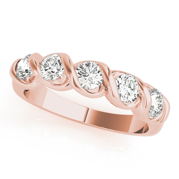 Natural Bar-Set Diamond Ring