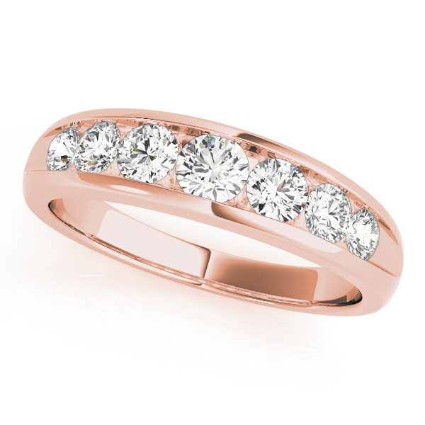 Ivelisse Natural Channel-Set  Diamond Ring