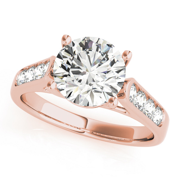 Rumaisa Natural Channel-Set  Diamond Ring