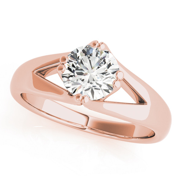 Damya Natural Double Prong  Diamond Ring