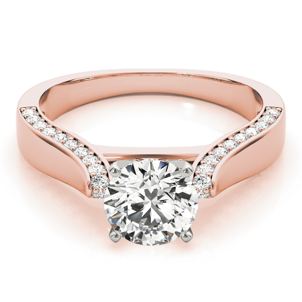 Jaffin Lab-Created 4 Prong  Diamond Ring