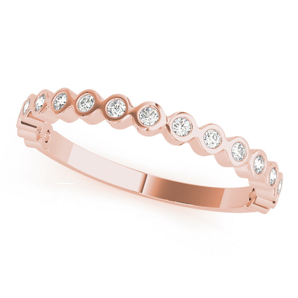 Natural Bezel-Set Diamond Ring