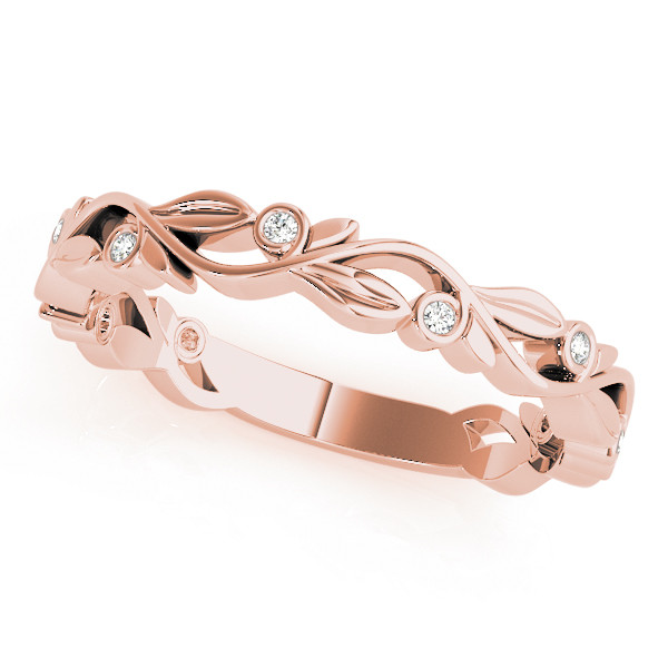 Natural Bezel-Set Diamond Ring