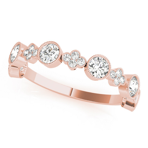 Natural Bezel-Set Diamond Ring