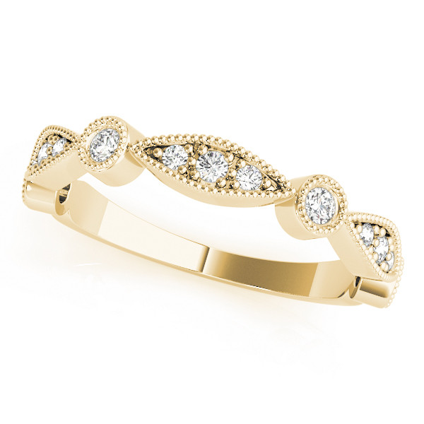 Natural Bezel-Set Diamond Ring