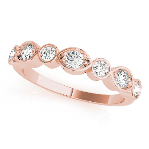 Natural Bezel-Set Diamond Ring