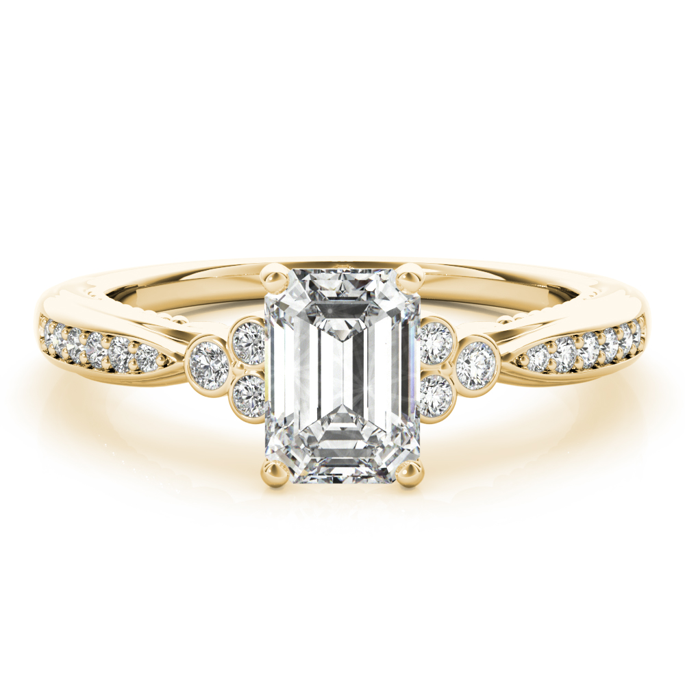 Rubello Lab-Created 4 Prong Diamond Ring