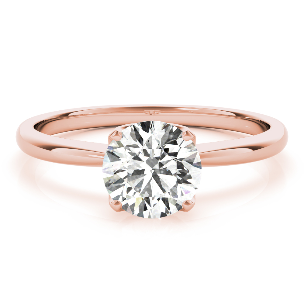 Lab-Created 4 Prong Diamond Ring
