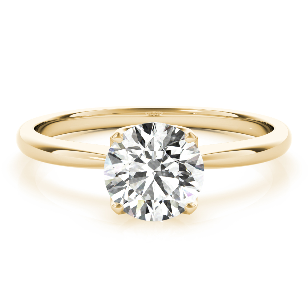 Lab-Created 4 Prong Diamond Ring