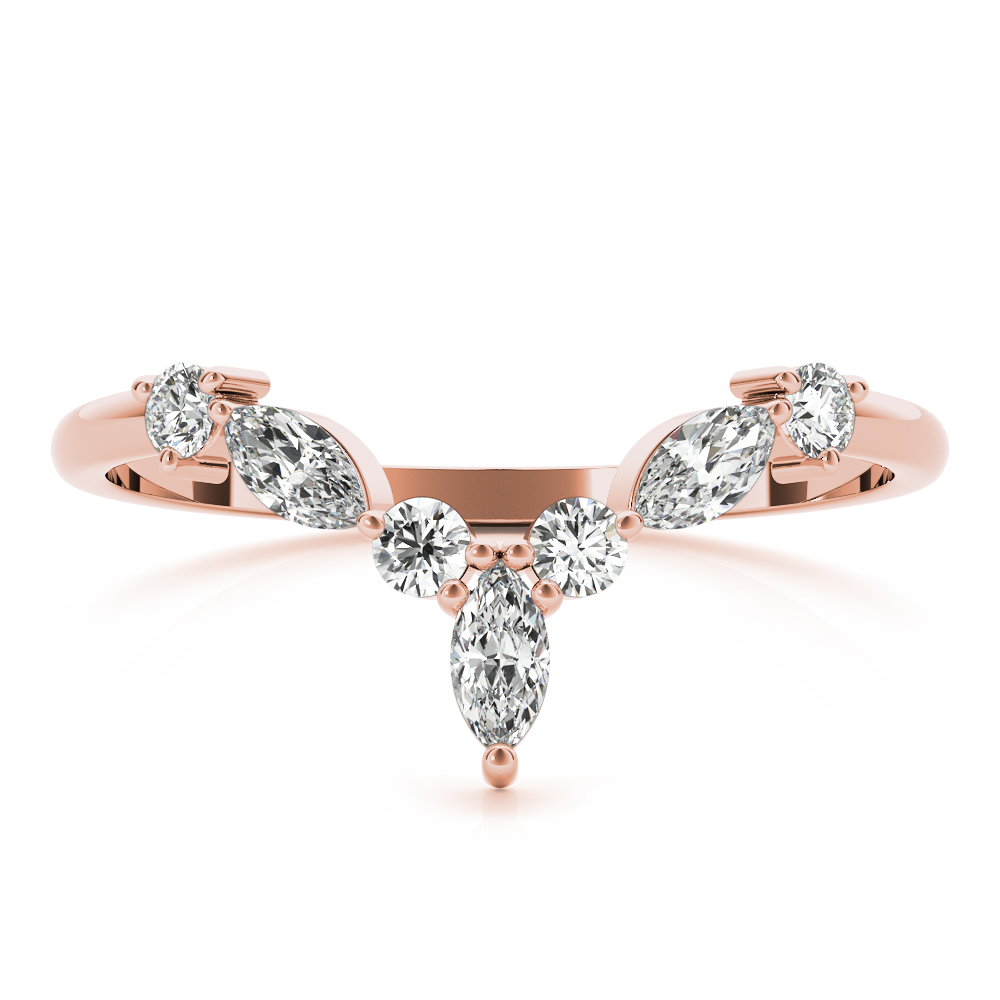 Liorin Natural Diamond Prong set  Wedding Ring