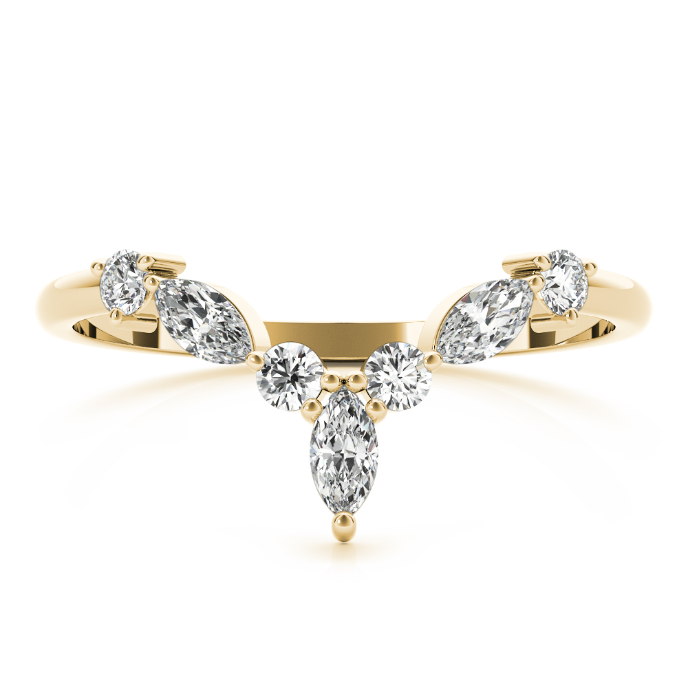 Liorin Natural Diamond Prong set  Wedding Ring