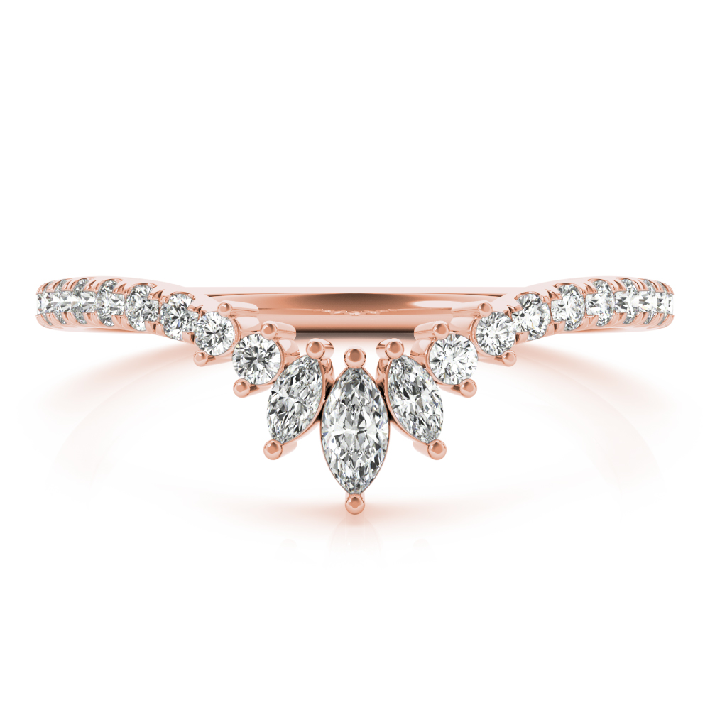 Liona Natural Diamond Prong set  Wedding Ring