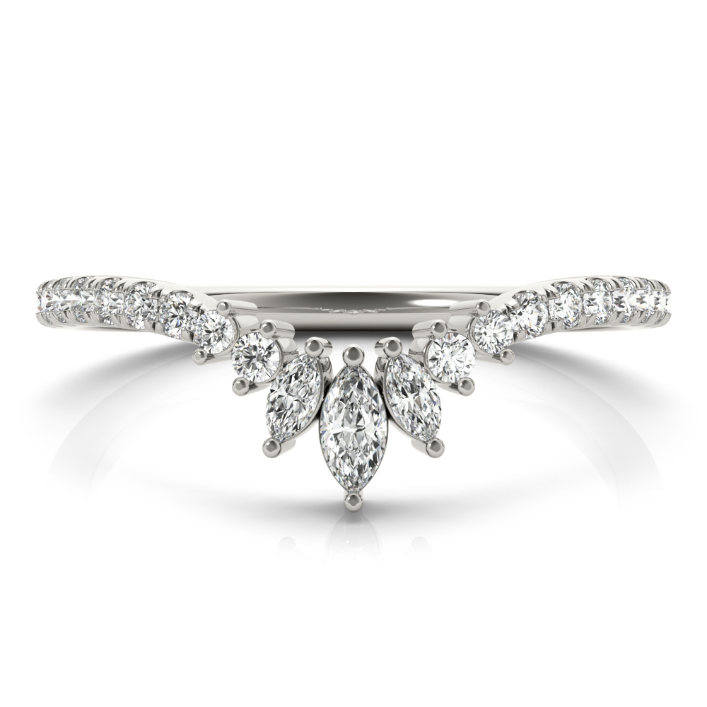 Liona Natural Diamond Prong set  Wedding Ring