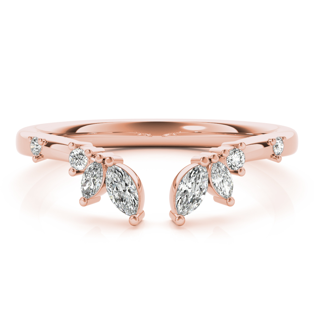 Benicas Natural Diamond Pave set Wedding Ring