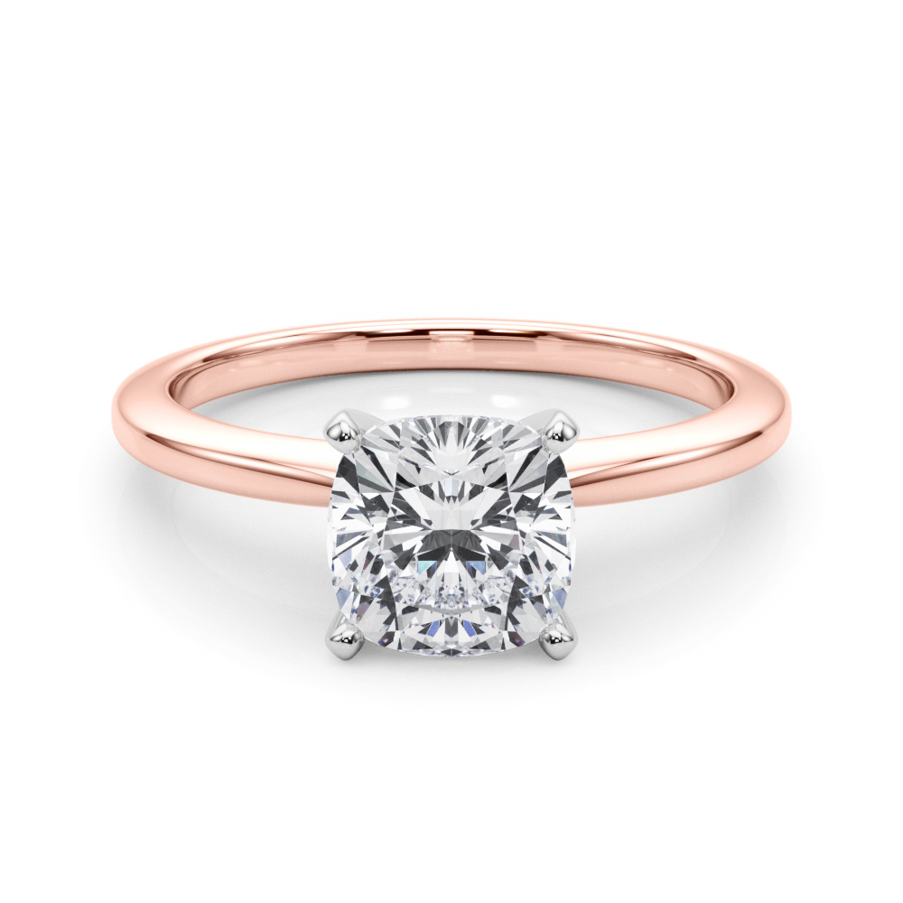Dea Lab-Created 4 Prong  Diamond Ring