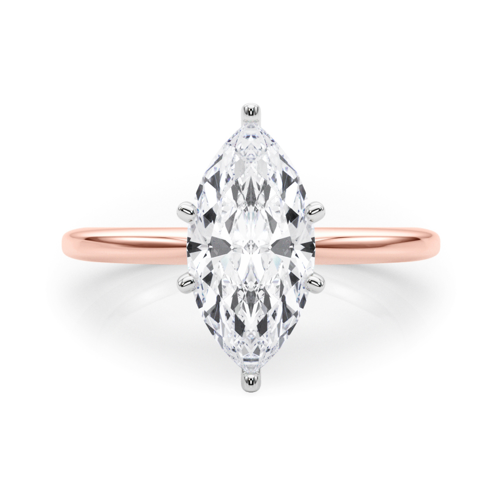 Dea Lab-Created 6 Prong  Diamond Ring