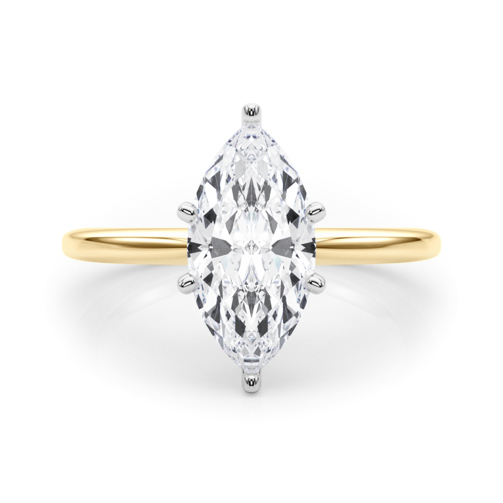 Dea Lab-Created 6 Prong  Diamond Ring