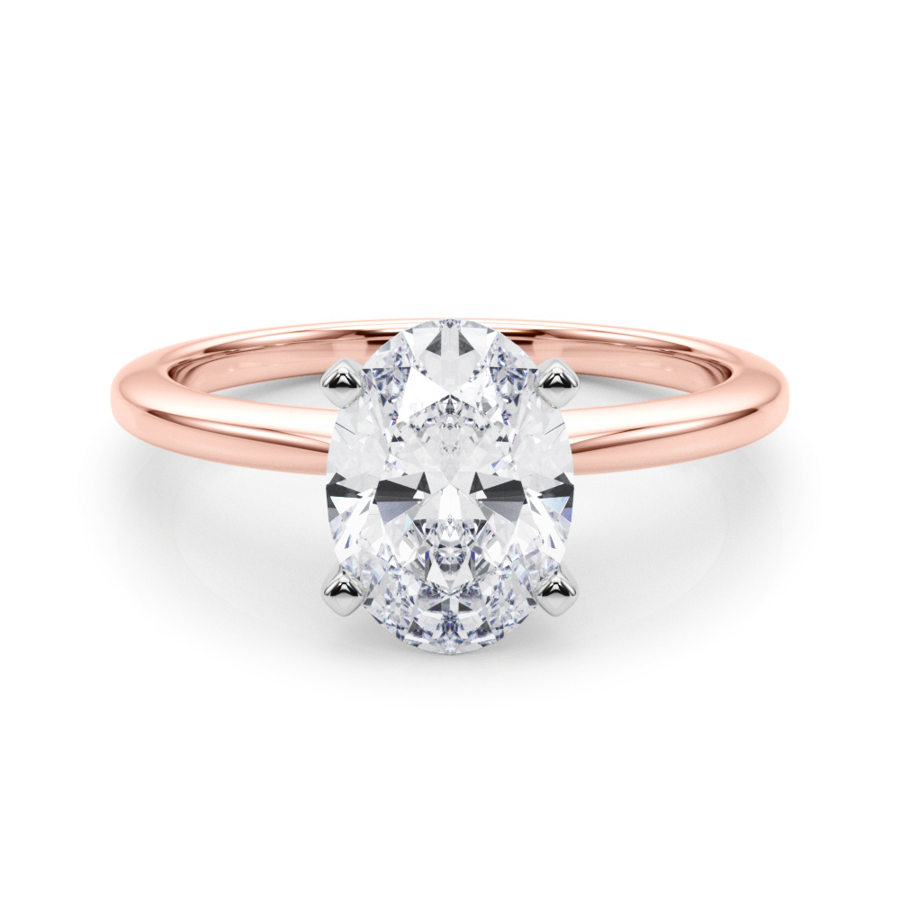 Dea Lab-Created 4 Prong  Diamond Ring