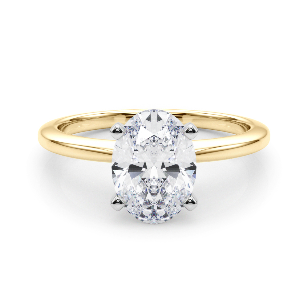 Dea Lab-Created 4 Prong  Diamond Ring