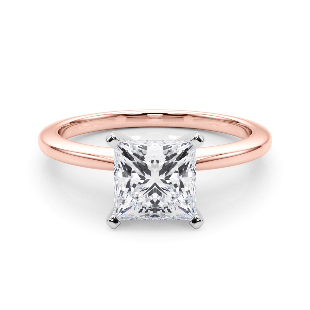 Dea Lab-Created 4 Prong  Diamond Ring