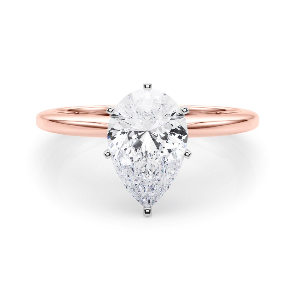 Dea Lab-Created 6 Prong  Diamond Ring