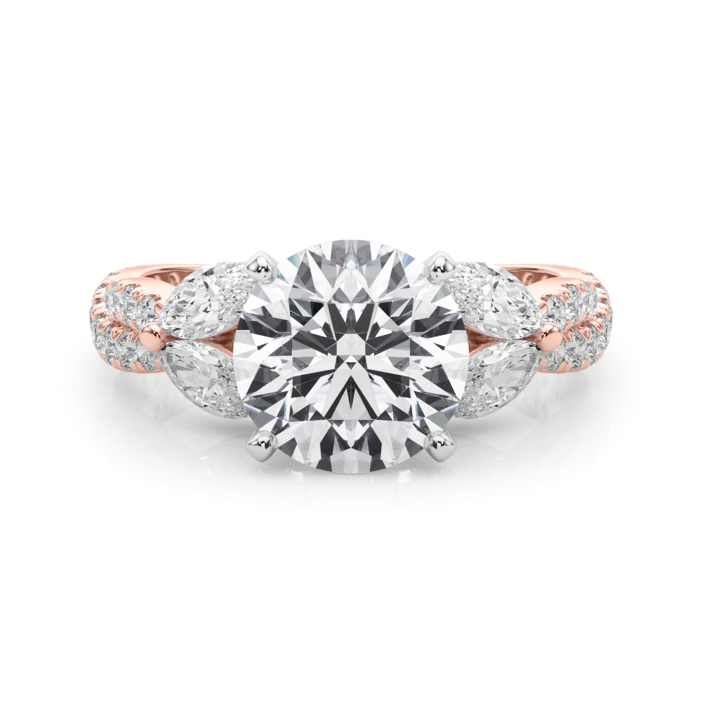 Jelintina Lab-Created 4 Prong Set Diamond Ring