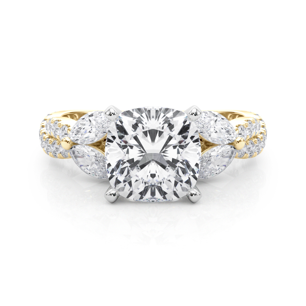 Jelintina Lab-Created 4 Prong Set Diamond Ring