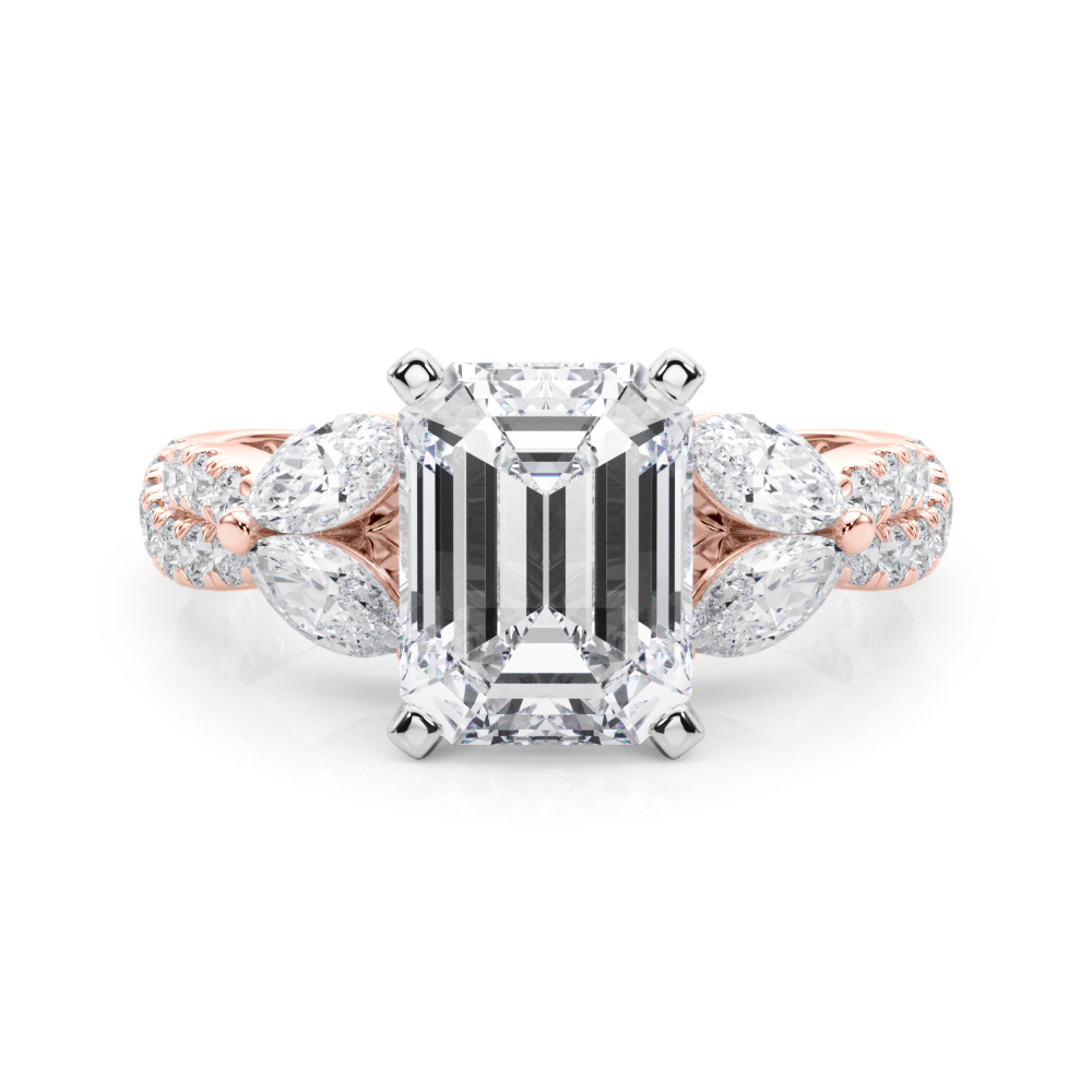 Jelintina Lab-Created 4 Prong Set Diamond Ring