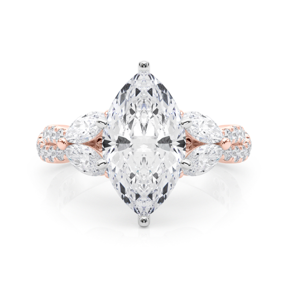 Jelintina Lab-Created 6 Prong Set Diamond Ring