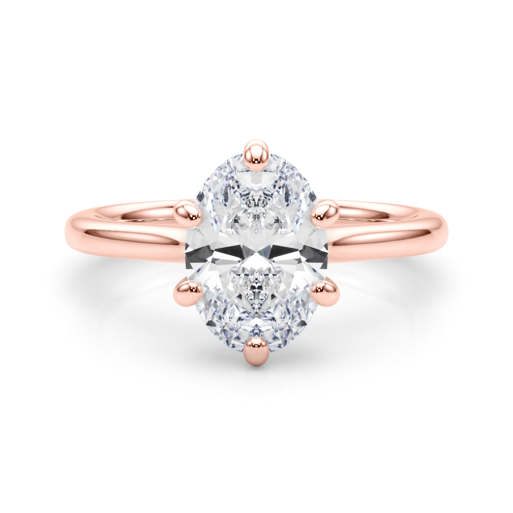 Evanna Lab-Created 6 Prong  Diamond Ring