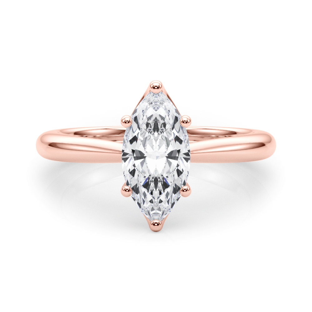 Esriln Lab-Created 6 Prong  Diamond Ring