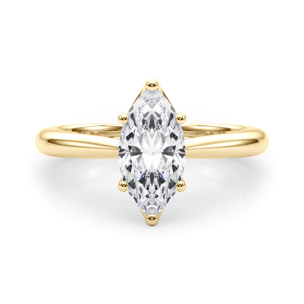 Esriln Lab-Created 6 Prong  Diamond Ring
