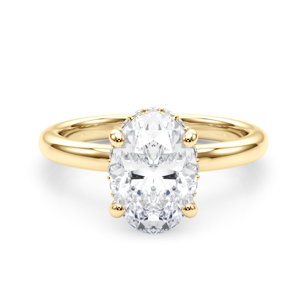 Elza Natural 4 Prong Diamond Ring