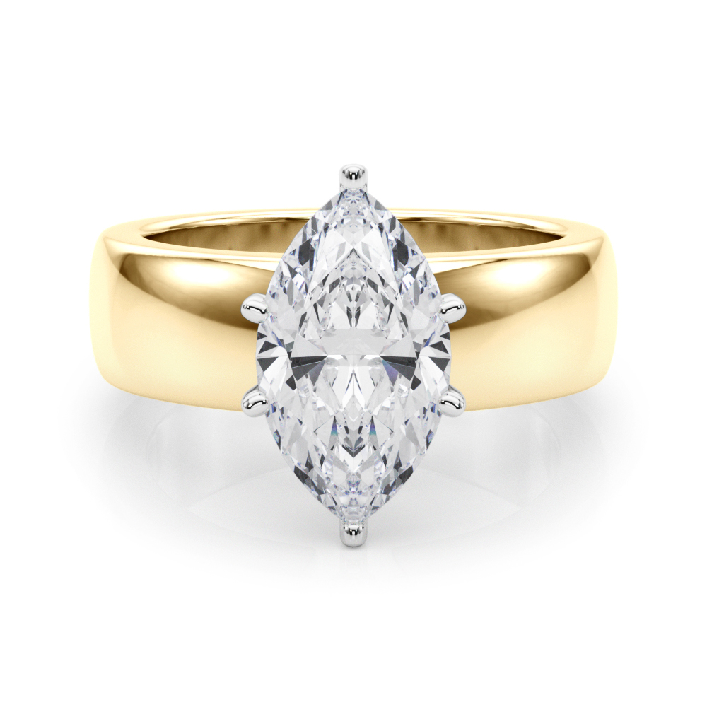 Drastlina Lab-Created 6 Prong  Diamond Ring