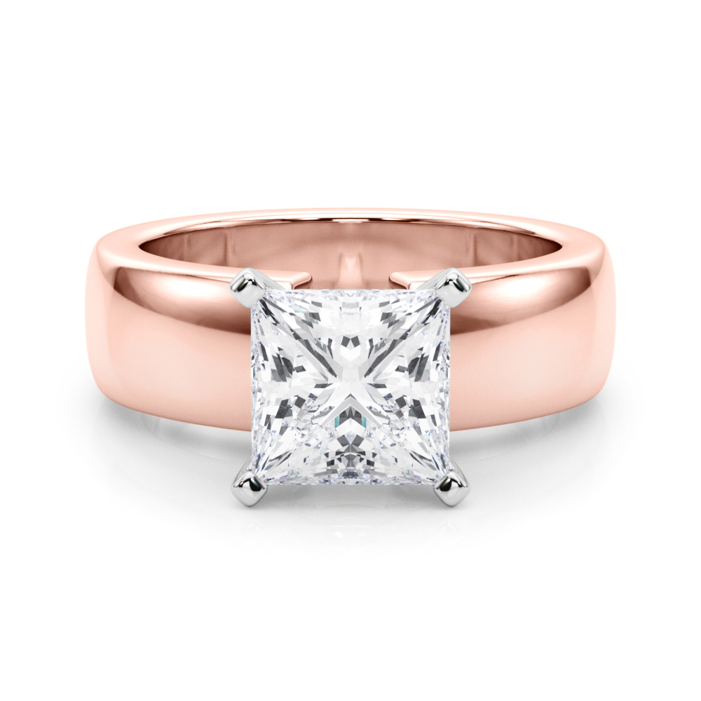 Diorena Lab-Created 4 Prong  Diamond Ring