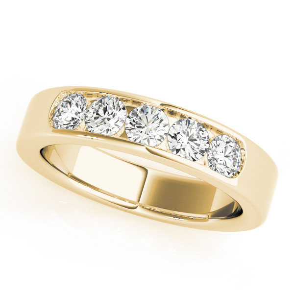 Cayleigh Lab-Created Channel-Set  Diamond Ring