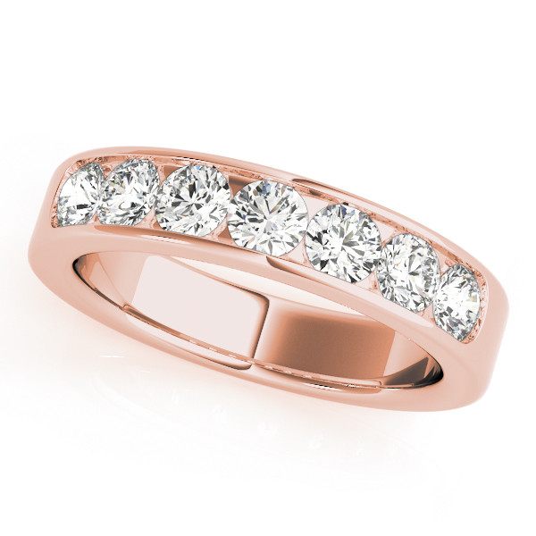 Calleigh Natural Channel-Set  Diamond Ring