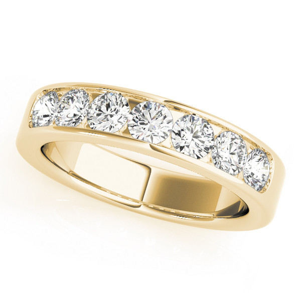 Calleigh Natural Channel-Set  Diamond Ring