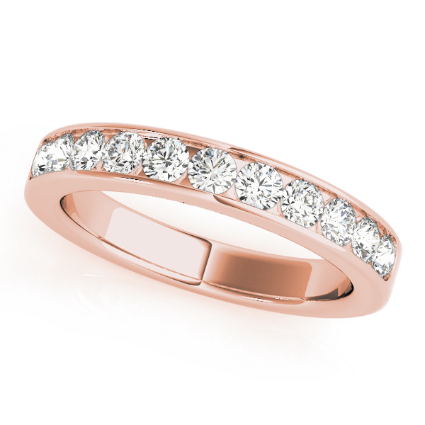 Baylay Natural Channel-Set  Diamond Ring