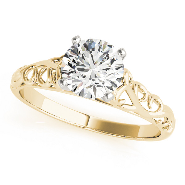 Davia Natural 4 Prong  Diamond Ring