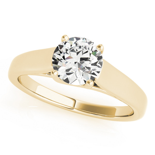 Delphina Natural 4 Prong  Diamond Ring