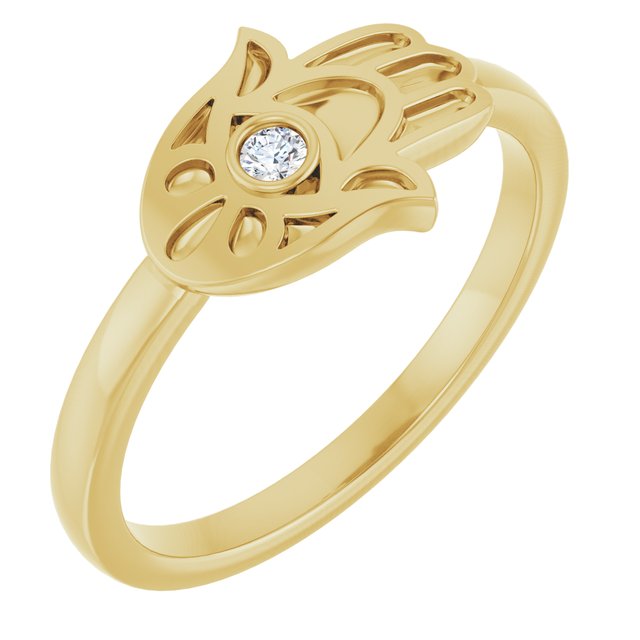 Marisa Natural Bezel  Diamond Ring